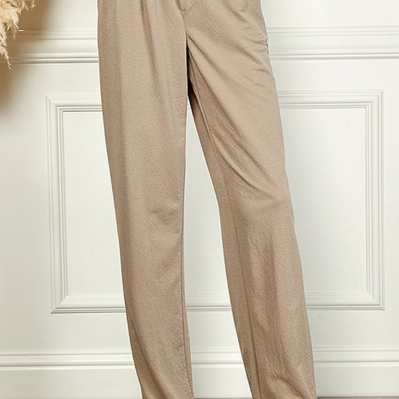 Blumin Apparel Solid Straight Leg Pants - Picture 7 of 7